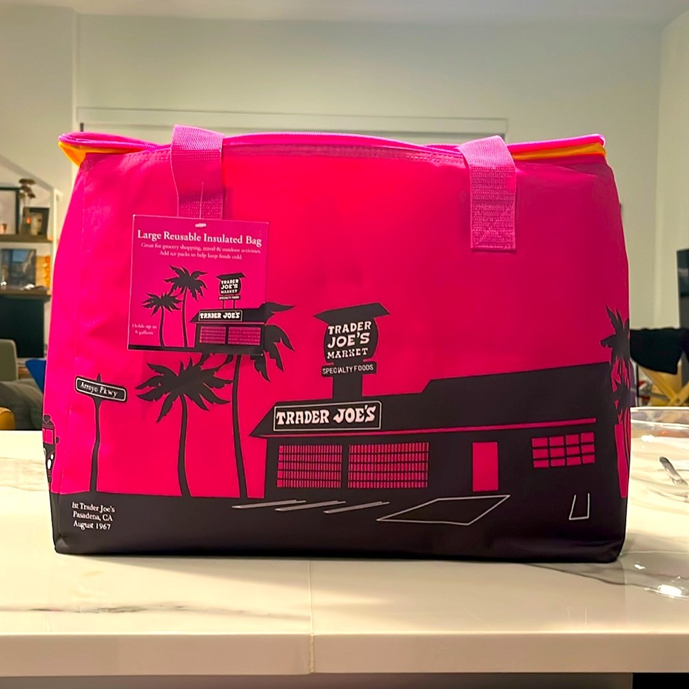 Trader Joe’s Large Pink reusable bag